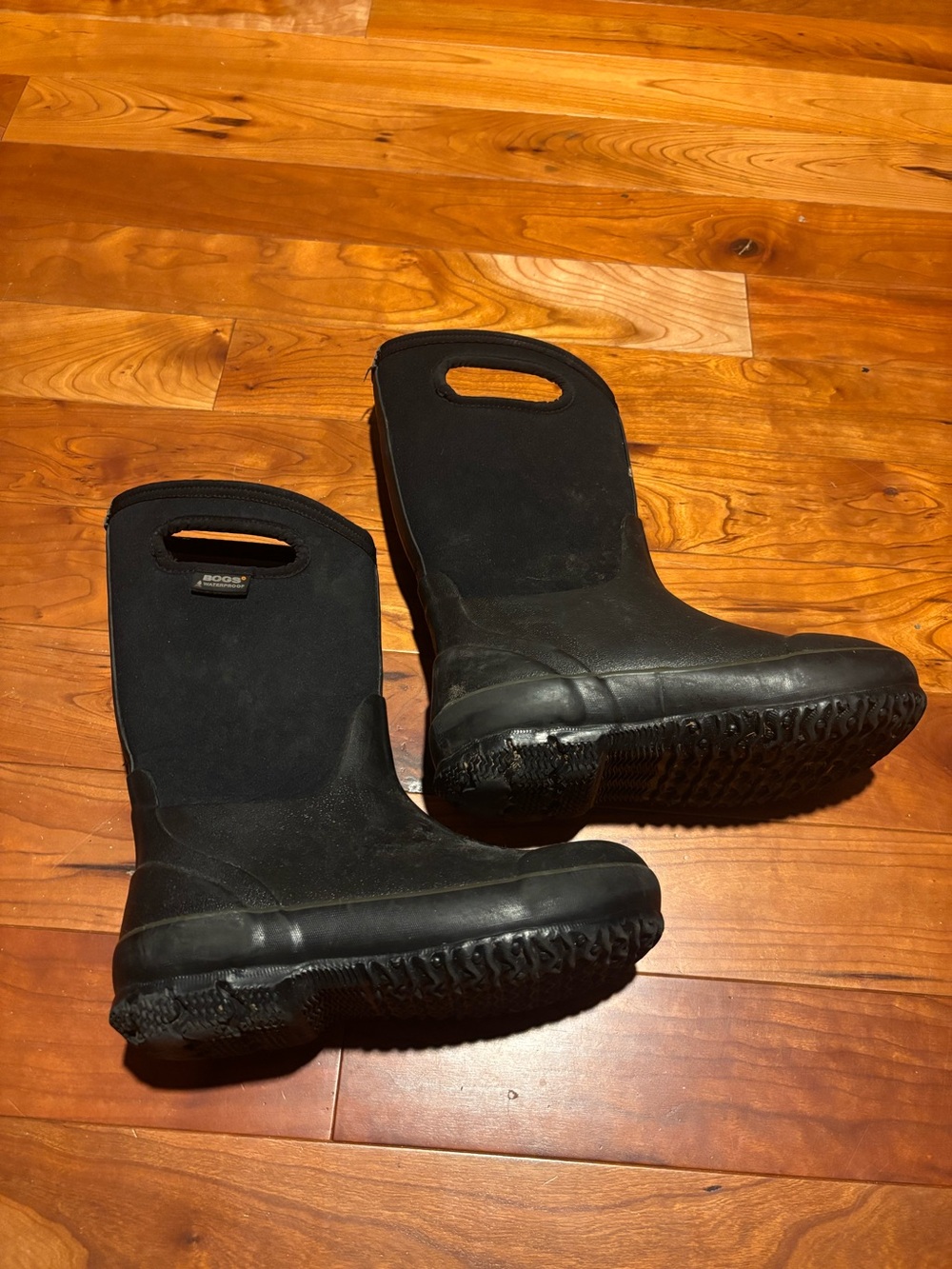 Bogs Kids Black Pull-On Rain Boots